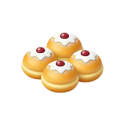 Danish aebleskiver pancake balls emoji