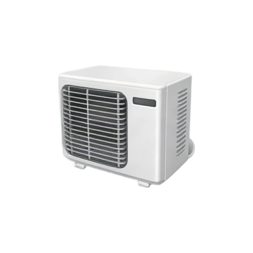 White window air conditioner