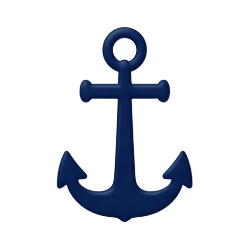 Navy ship anchor