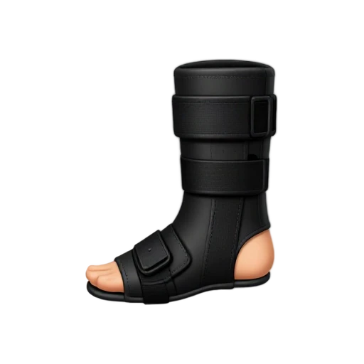 Black ankle brace support emoji