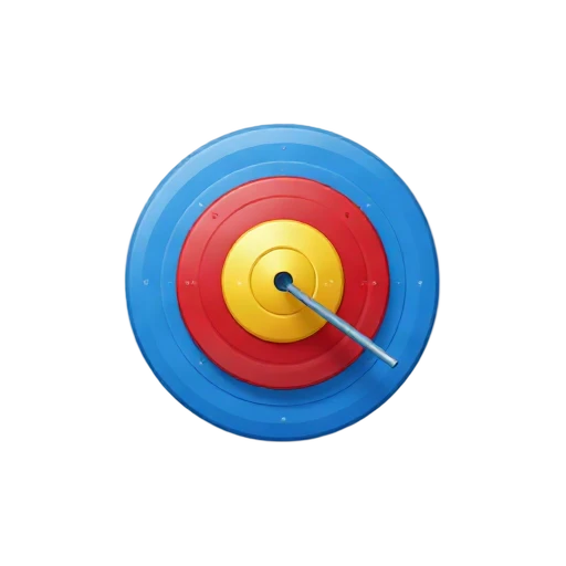 Archery target emoji