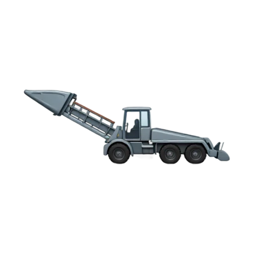 Asphalt Paver with wide front material hopper and long low conveyor body