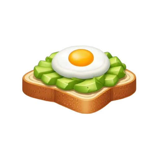 Avocado toast with one poached egg