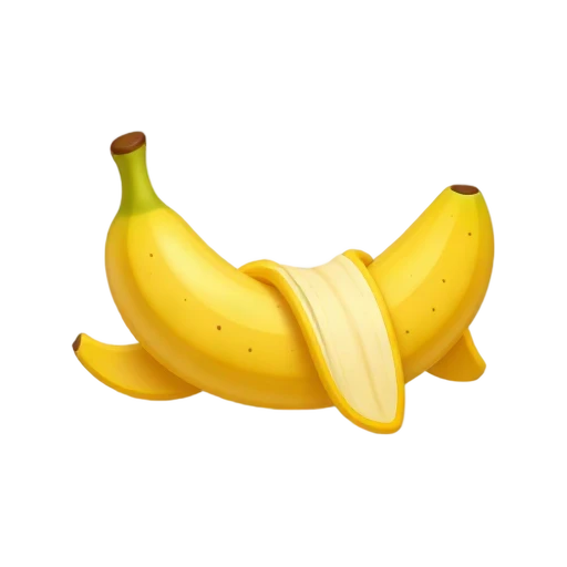 Yellow banana peel emoji