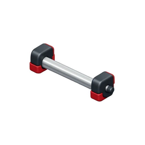 Bar Clamp with long straight metal rail and two opposing padded jaws