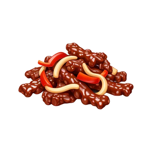 Beijing beef with red peppers emoji