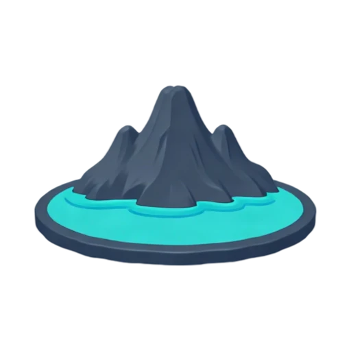 jagged volcanic island peak and turquoise lagoon, depicting Bora Bora Mount Otemanu.