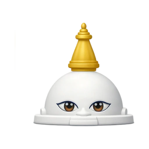 Boudhanath Stupa: white dome gold tower and painted eyes.
