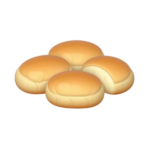 Soft Brazilian bisnaguinha mini bread rolls emoji