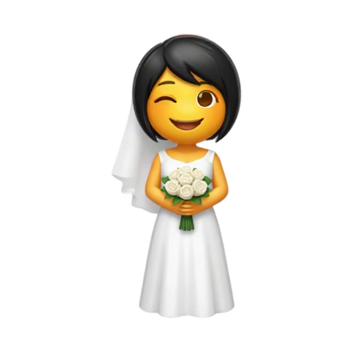 Bride in white dress holding a rose bouquet