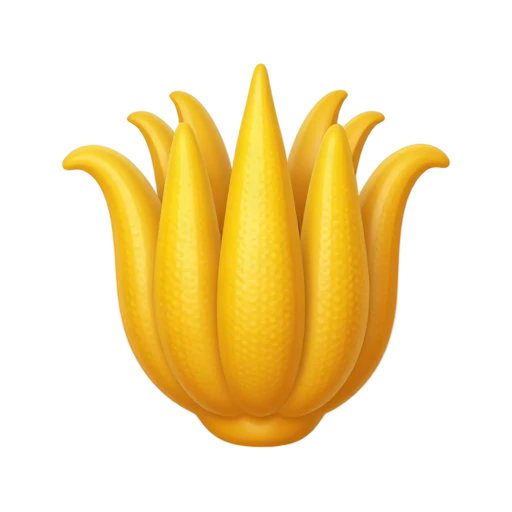 Yellow Buddha's hand citron with multiple finger-like segments