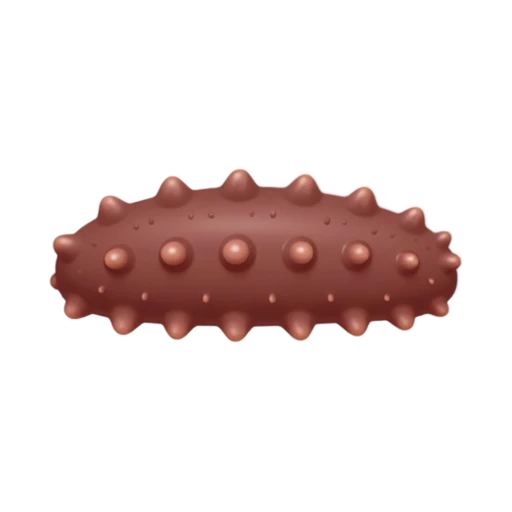 Bumpy sea cucumber animal emoji