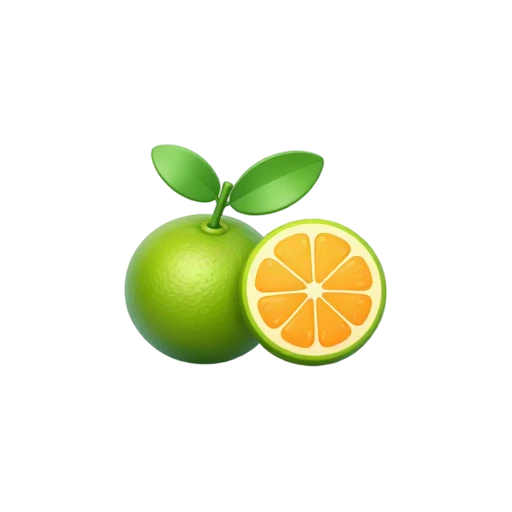 Calamansi citrus fruit emoji