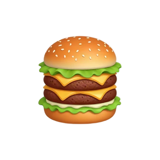 Double charbroiled burger with lettuce and creamy sauce