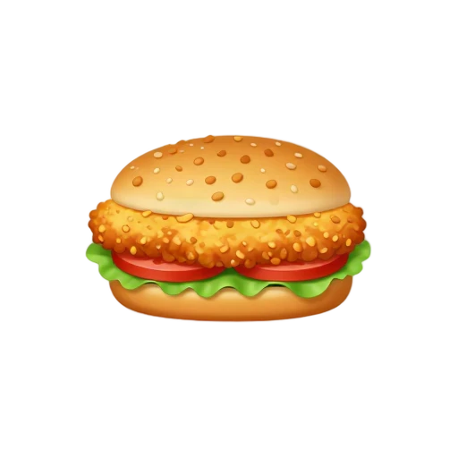 Crunchy hand-breaded chicken sandwich with lettuce and tomato