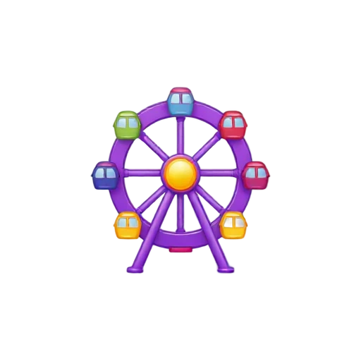 Carnival Ferris wheel emoji
