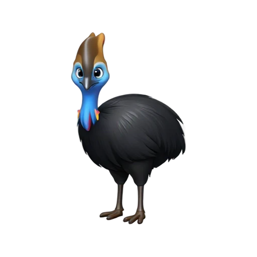 Cassowary emoji