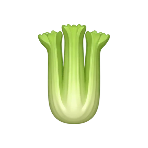 Celery stalk bundle with leafy tops emoji