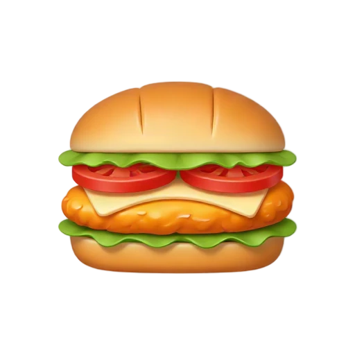 Chicken sandwich with lettuce tomato and cheese