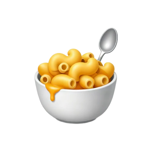 Elbow macaroni with cheddar sauce and browned cheese top