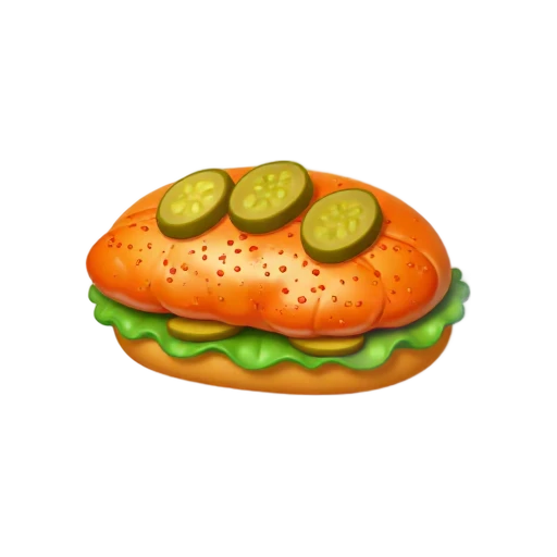 Spicy crispy chicken fillet sandwich with pickles