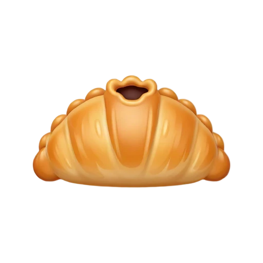 Crisp chebureki turnover emoji