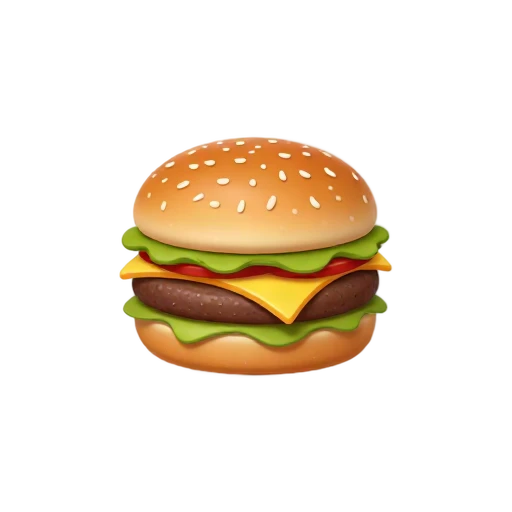 Cheeseburger with cheese lettuce and tomato
