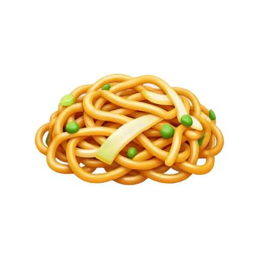 Chow mein noodles emoji