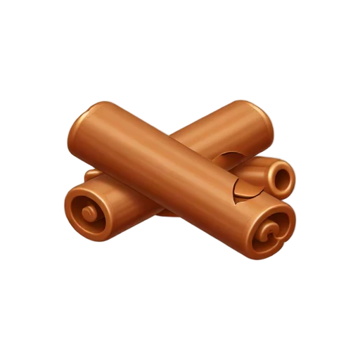 Curled cinnamon sticks in a small bundle emoji