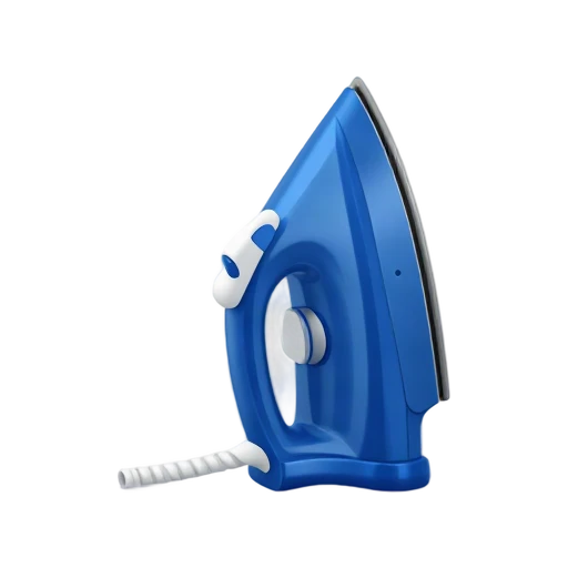 Blue clothes iron