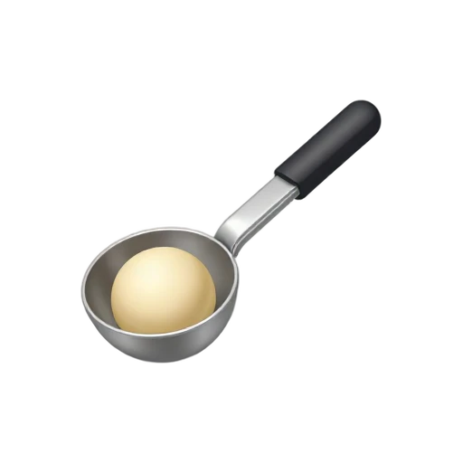 Cookie scoop emoji