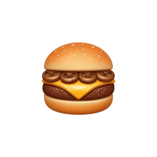 Mushroom Swiss ButterBurger emoji