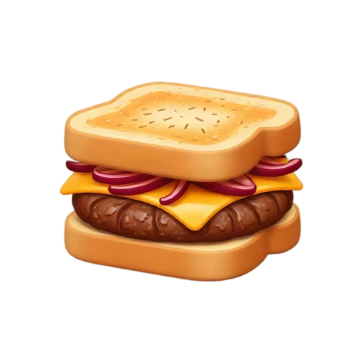 Sourdough melt sandwich emoji