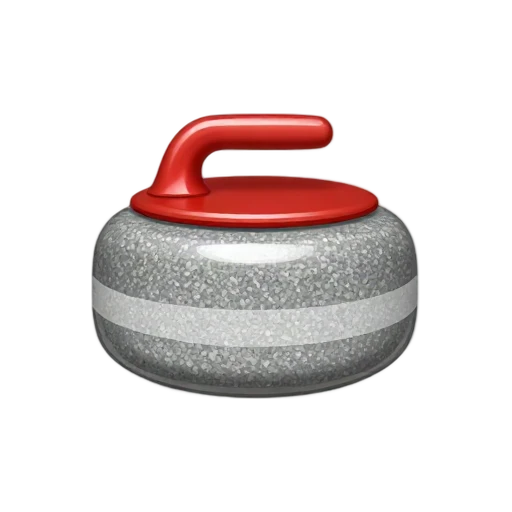 Curling stone emoji