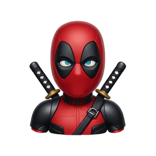 Deadpool superhero emoji
