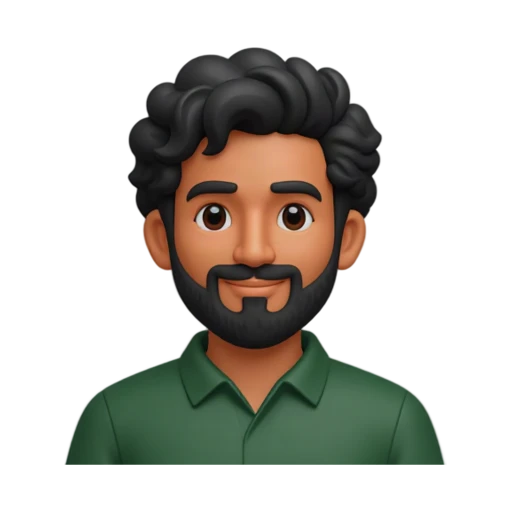 Dev Patel smiling in a dark green collared shirt