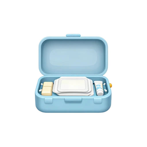 Baby diaper changing kit emoji