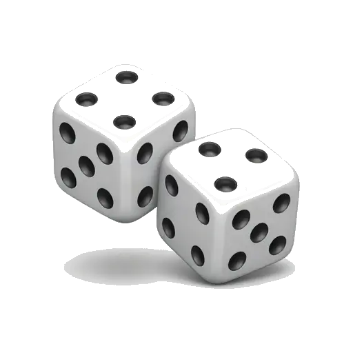 Pair of white dice