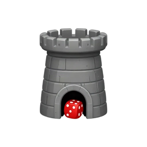 Dice tower emoji