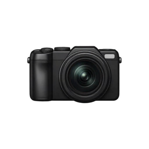 Black digital camera