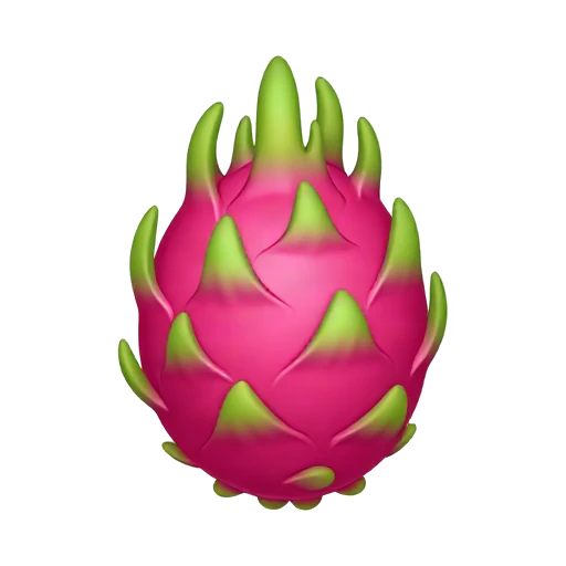 Pink dragon fruit emoji
