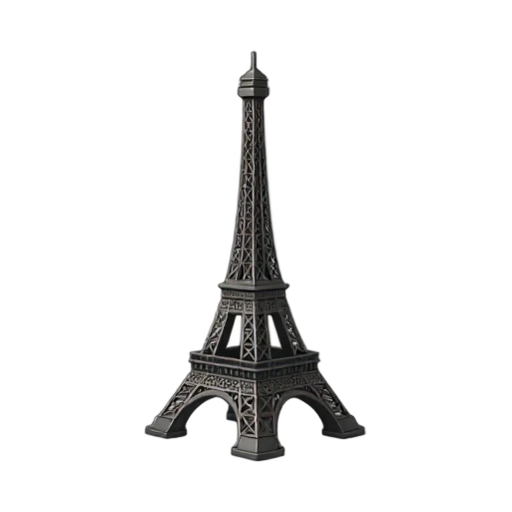 Dark iron Eiffel Tower