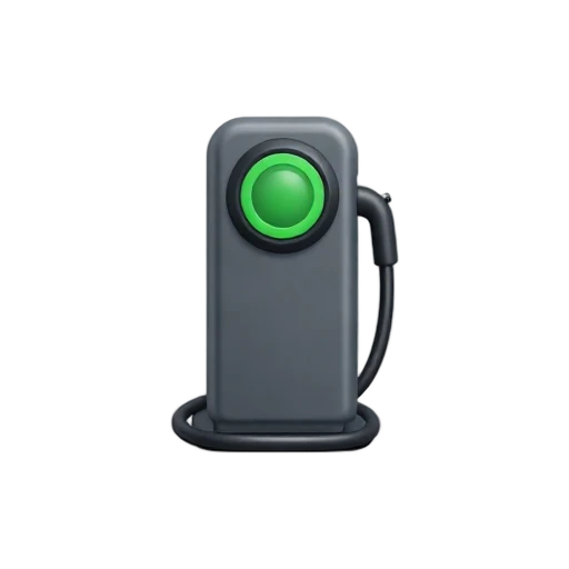 Electric car charger emoji