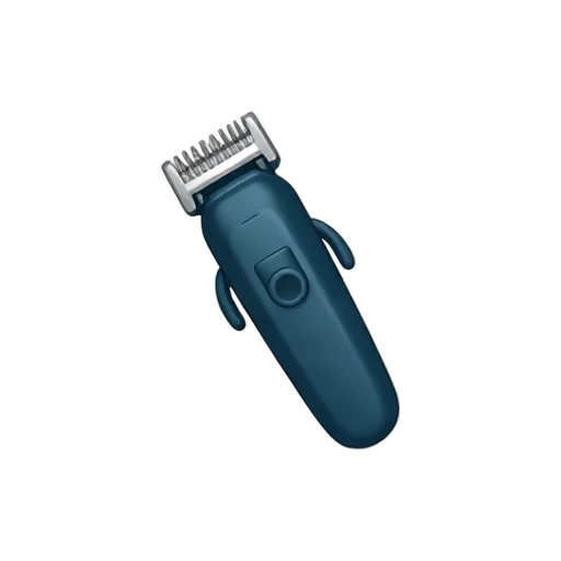 Electric hair clippers with metal cutting teeth and comb guard