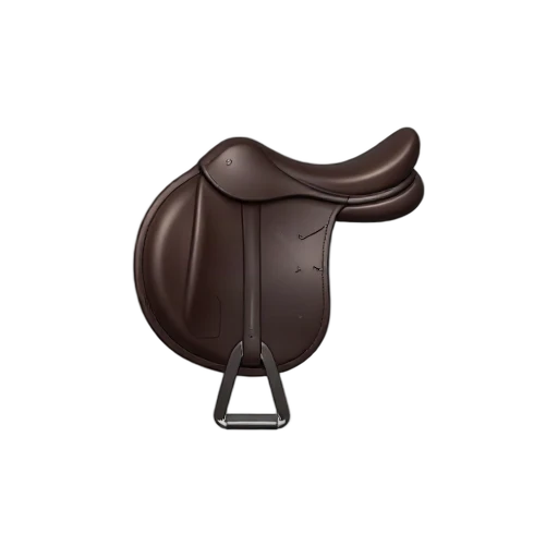 English riding saddle emoji
