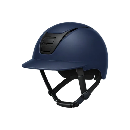 Navy equestrian helmet emoji