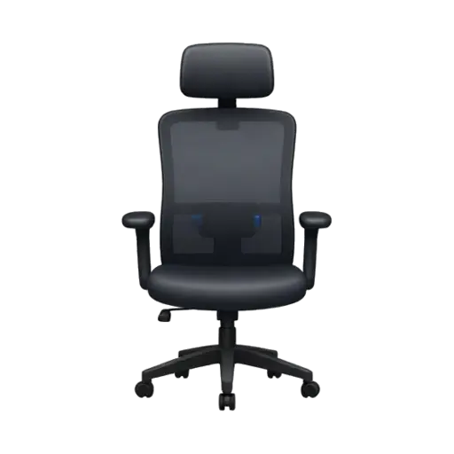 Black ergonomic office chair