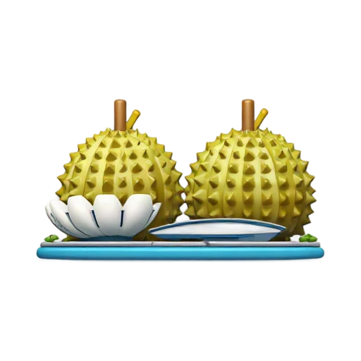 pair of spiky durian-shaped domes and modern waterfront theatre, depicting Esplanade Singapore.