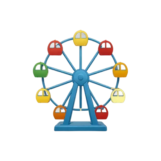 Colorful Ferris wheel