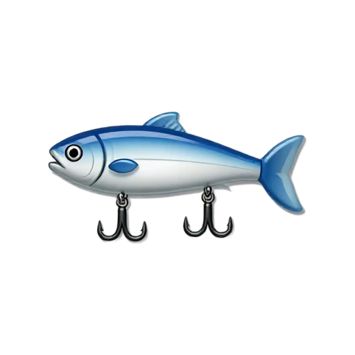 Fishing lure emoji